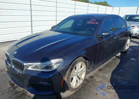 2016 BMW 750I z USA, uszkodzony, nr VIN WBA7F0C53GGL99599